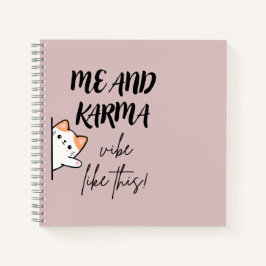 Caderno | carma | gatos | diários 