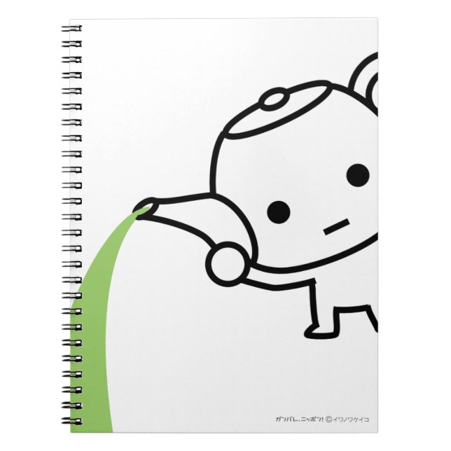 Caderno - chá de Greea - branco (Frente)