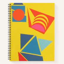 Caderno Contemporâneo de Recortes e Peças Abstrata