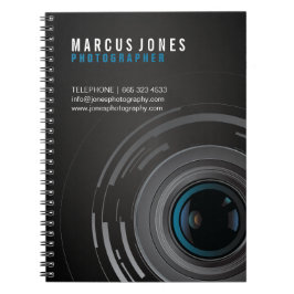 Caderno customizável do fotógrafo