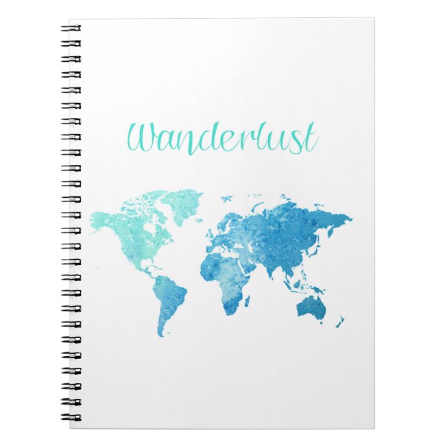 Caderno da aguarela do Wanderlust (Frente)