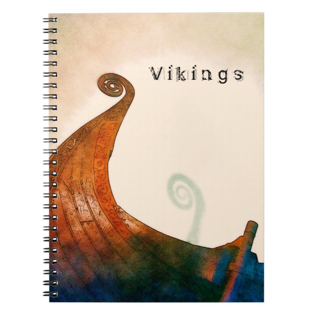Caderno da cauda de Viking Longship (Frente)
