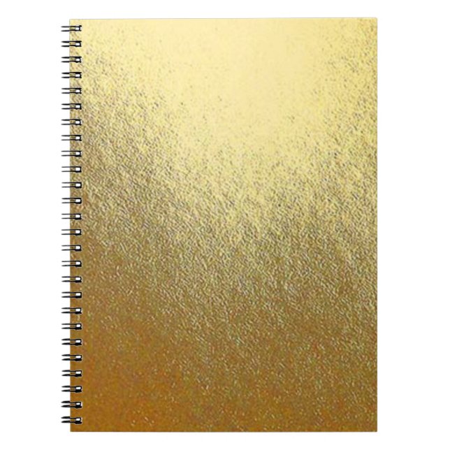 Caderno da folha Dourado (Frente)