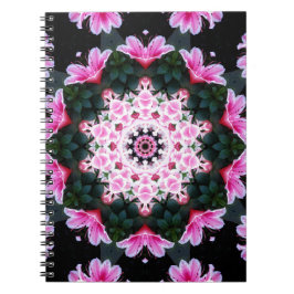 Caderno da mandala da flor
