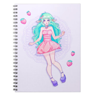 Caderno da menina da cabra