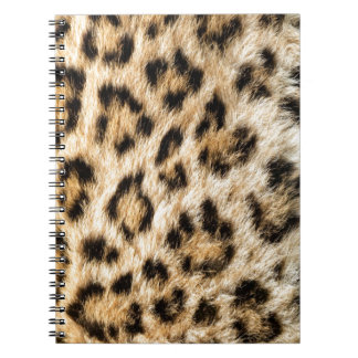 Caderno da pele do leopardo