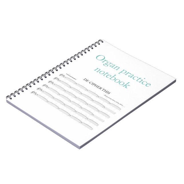 Caderno da prática do órgão para organistas (Left Side)