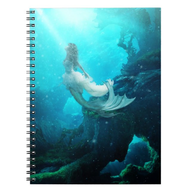 Caderno da sereia de Fiona do Aqua (Frente)
