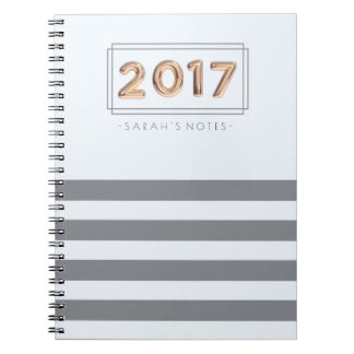 Caderno de 2017 balões