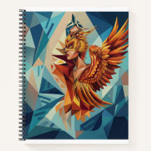 Caderno de Arte Fenix Geométrico