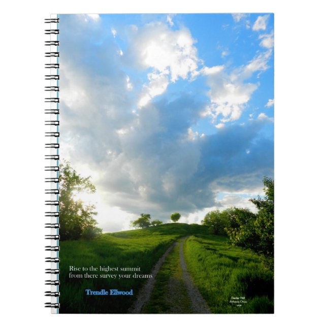 Caderno de Atenas Ohio do monte do radar (Frente)