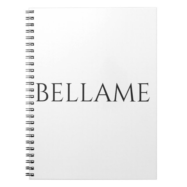 Caderno de Bellame (Frente)