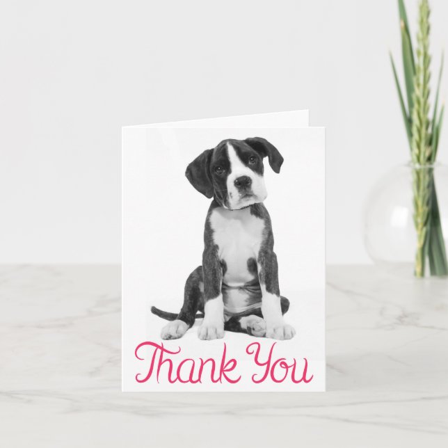 Caderno de Cachorro Boxer de Agradecimento (Frente)