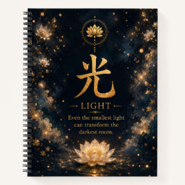 Caderno de Caracteres Chineses Luz (光)