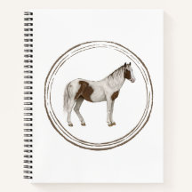 Caderno de Cavalos Paint
