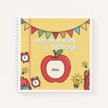 Caderno de Ciências personalizado para volta às au