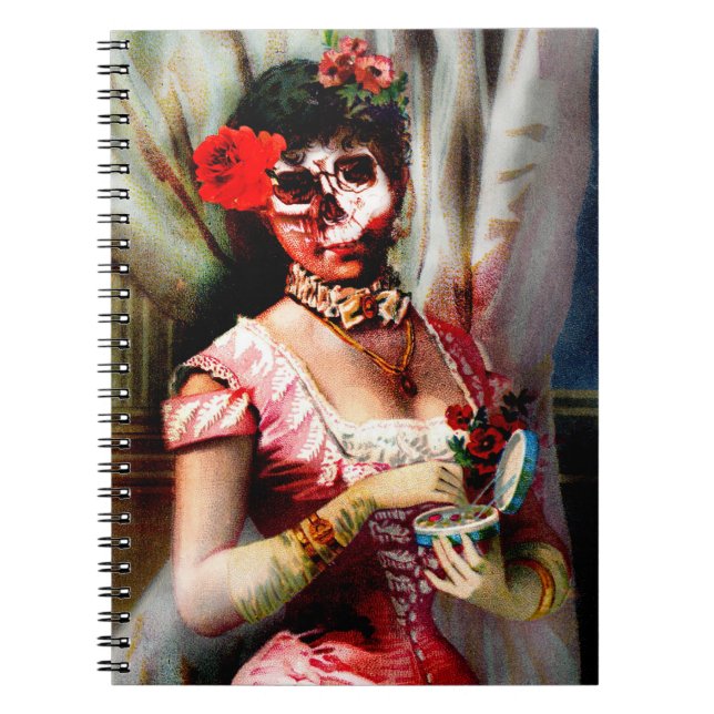Caderno de Crânios de Senhora Vitoriana Antiga (Frente)