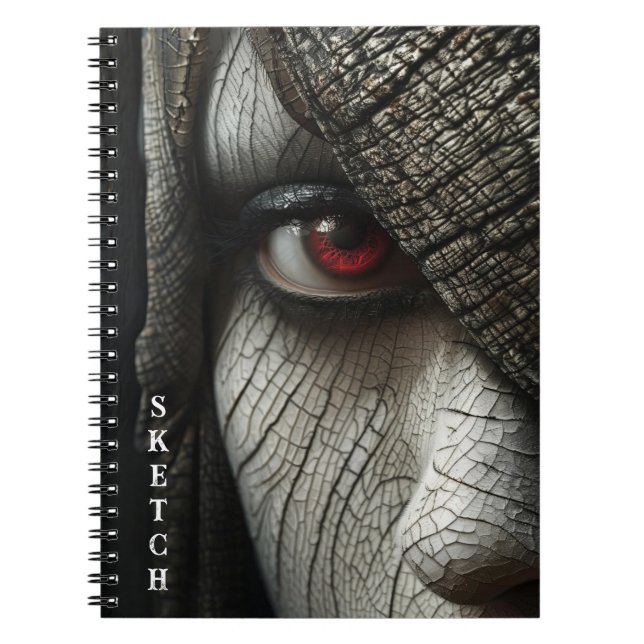Caderno de Desenho em Espiral Dark Fantasy (Frente)