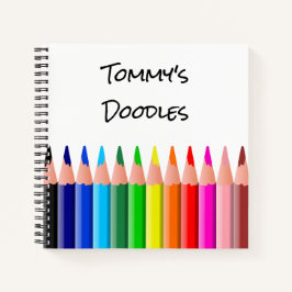 Caderno de Desenho Personalizado para Crianças