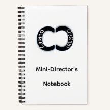 Caderno de Diretor Mini da CC Productions