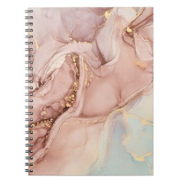 Caderno de Fotos com Espiral de Aquarela Rosa (80
