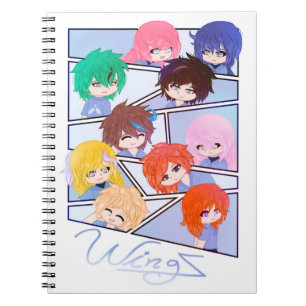 Caderno de Fotos em Espiral Multi Personagem Wingz