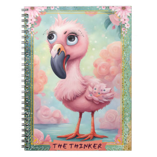Caderno de Fotos em Espiral O Pensador Tarot Fofo 
