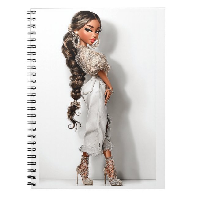 Caderno de Fotos Espiral Bubble Ponytail (Frente)