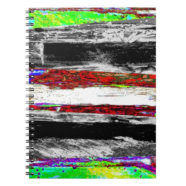 Caderno de Fotos Espiral – Camadas de Reflexão (Frente)