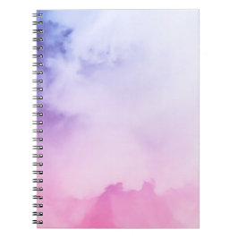 Caderno de Fotos Espiral com Aquarela Rosa (80 Pág