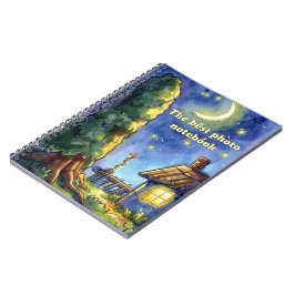 Caderno de Fotos Espiral Cottage Aconchegante