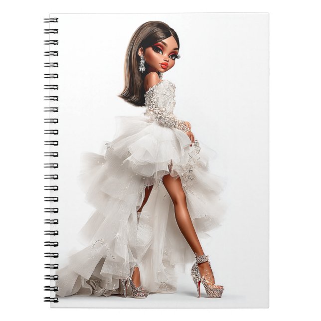 Caderno de Fotos Espiral Couture Cloud (Frente)