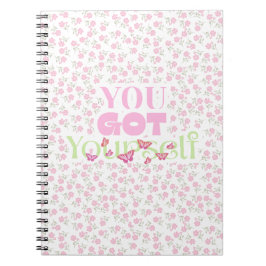 Caderno de Fotos Espiral de Autocuidado Motivacion