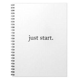 Caderno de Fotos Espiral de Citação Inspiradora pa