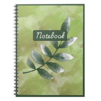 Caderno de Fotos Espiral de Verdura Estética