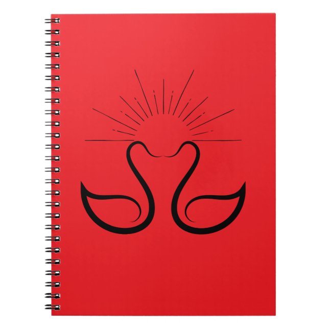 Caderno de Fotos Espiral do Cisne (Frente)