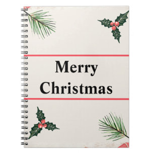 Caderno de Fotos Espiral Feliz Natal 80 Páginas