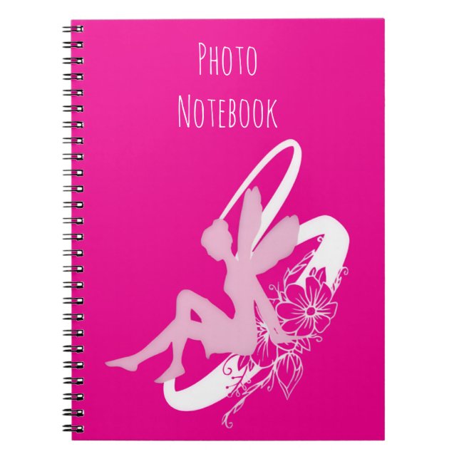 Caderno de Fotos Espiral Flor de Fada (Frente)