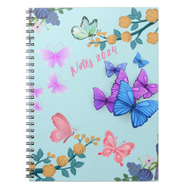 Caderno de Fotos Espiral Floral