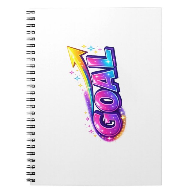 Caderno de Fotos Espiral GOAL Vibrante Título (Frente)