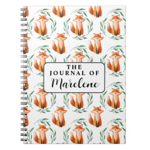 Caderno de Fotos Espiral Personalizado – Raposa Fo
