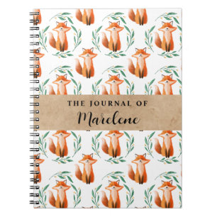 Caderno de Fotos Espiral Personalizado – Raposa Fo