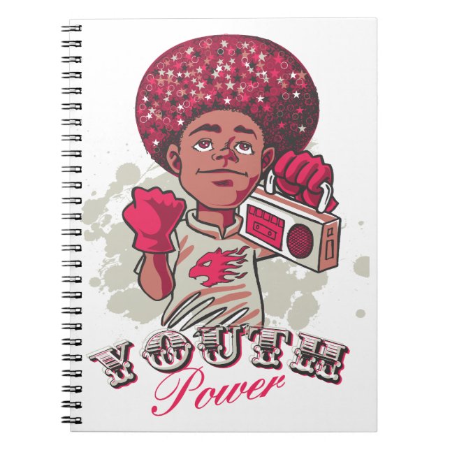 Caderno de Fotos Espiral – Poder JUVENIL Afro & So (Frente)