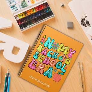 Caderno de fotos espiral professor engraçado laran