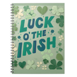 Caderno de Fotos Espiral Sorte do Irlandês