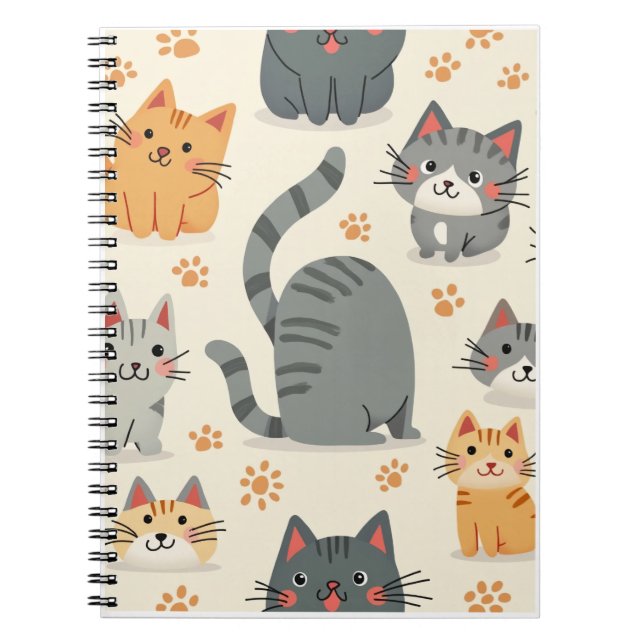 caderno de gato fofo (Frente)