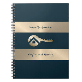 Caderno de Imóveis Blue Spruce da Modern Gold Key