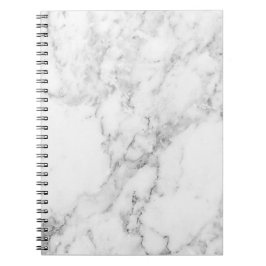 Caderno de mármore preto e branco minimalista