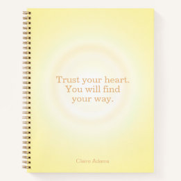 Caderno de Mensagens Aura Amarela