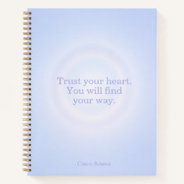 Caderno de Mensagens Aura Azul-Periwinkle